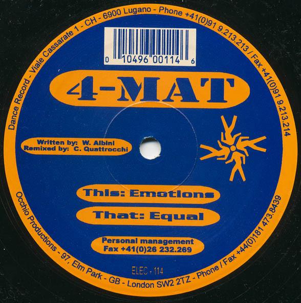 4 Mat - Emotions / Equal