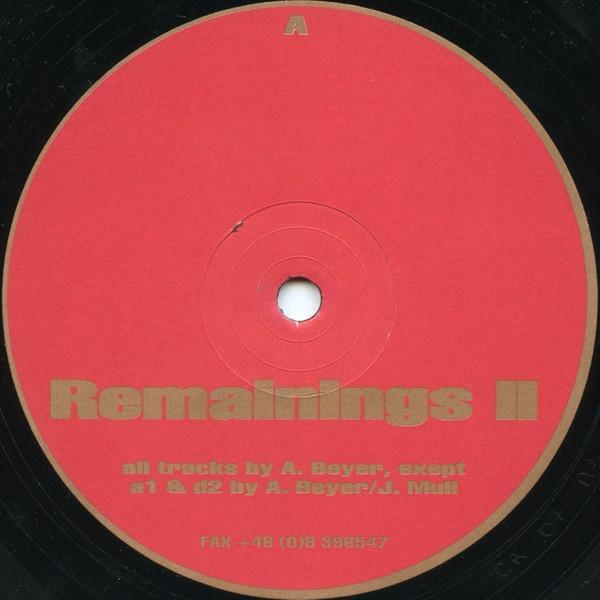 Adam Beyer - Remainings II