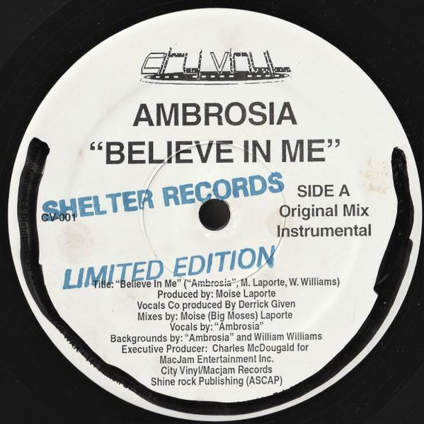 Ambrosia - Believe In Me