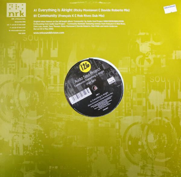 Audio Soul Project - Community / Everything Is Alright (Part Two)