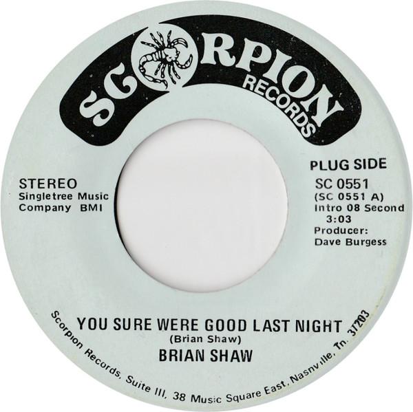 Brian Shaw  - You Sure Were Good Last Night