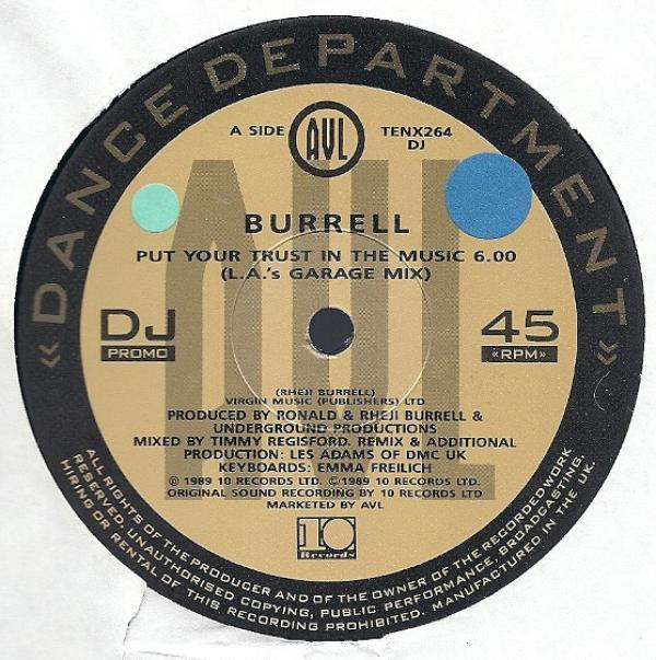 Burrell - Put Your Trust In The Music