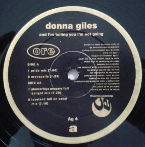 Donna Giles - And I'm Telling You I'm Not Going