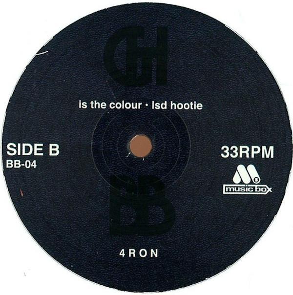 Gene Hunt, Black Booby, Richard Rogers  - Is The Colour & Lsd Hootie / 4 R O N