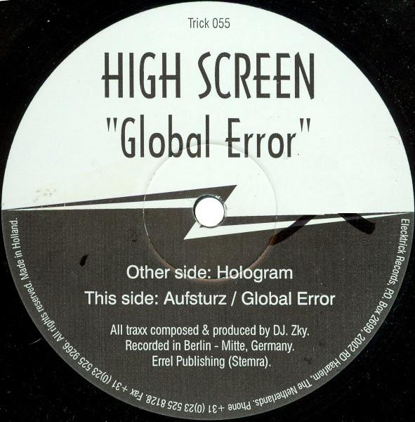 High Screen - Global Error