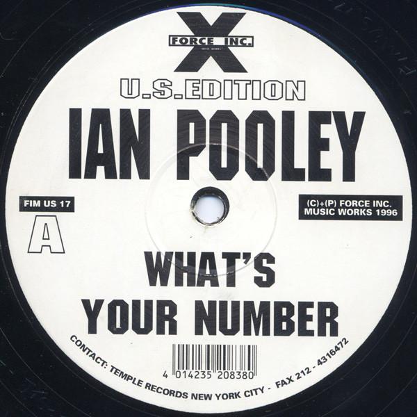 Ian Pooley - What's Your Number / Welcome To The Tunnel