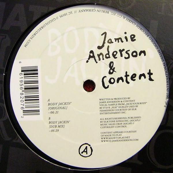 Jamie Anderson, Content - Body Jackin'