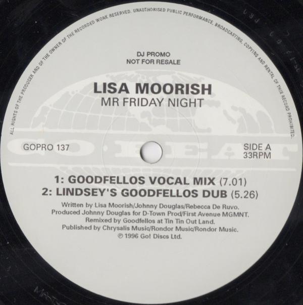Lisa Moorish - Mr Friday Night