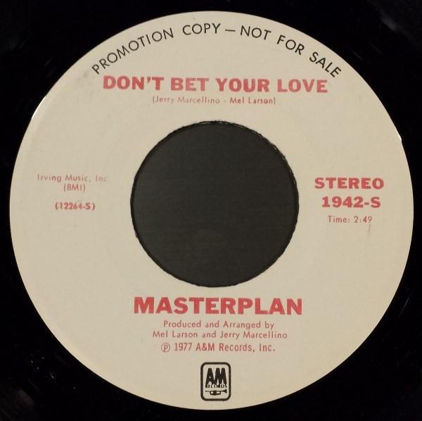 Masterplan  - Don't Bet Your Love