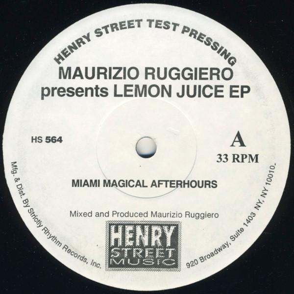 Maurizio Ruggiero - Lemon Juice EP Pt.1