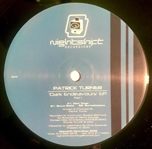 Patrick Turner - Dark Endeavours EP (Part 1)