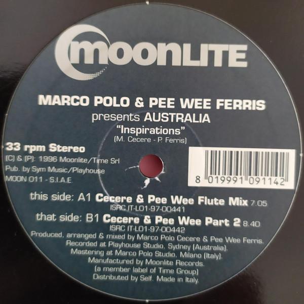Peewee Ferris, Marco Polo (8), Australia (6) - Inspirations