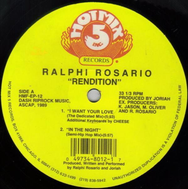 Ralphi Rosario - Rendition