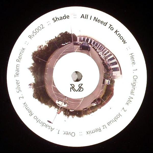 Shade  - All I Need To Know