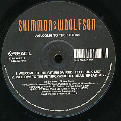 Shimmon & Woolfson - Welcome To The Future