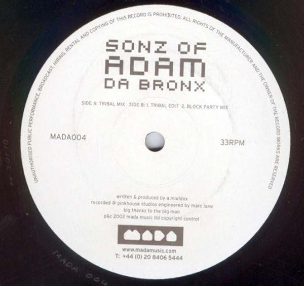Sonz Of Adam - Da Bronx