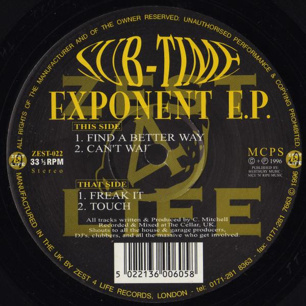 Sub-Time - Exponent E.P.