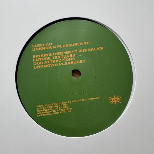 Subb-an - Unknown Pleasures Ep