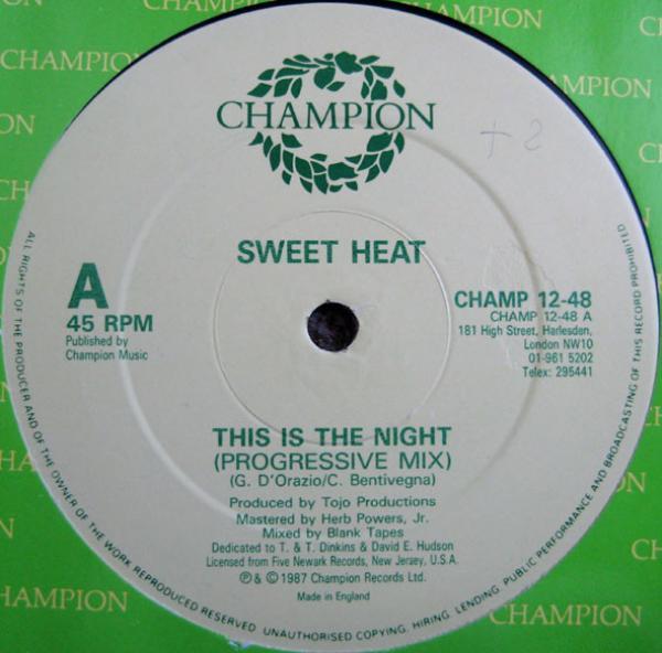 Sweet Heat  - This Is The Night
