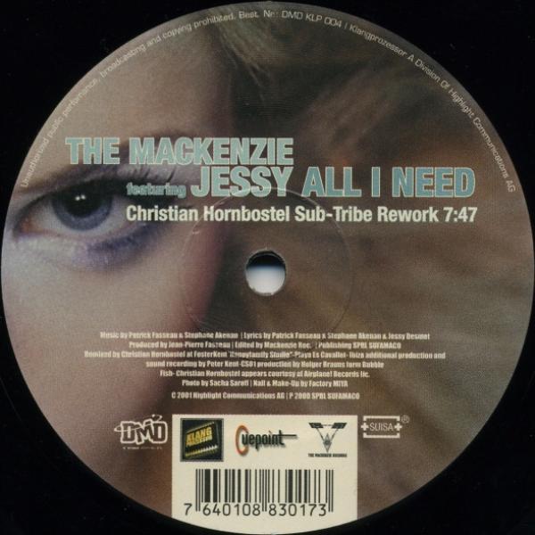 The Mackenzie, Jessy - All I Need